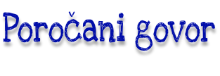 Poročani govor