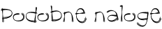 Podobne naloge
