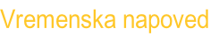 Vremenska napoved
