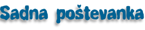 Sadna poštevanka